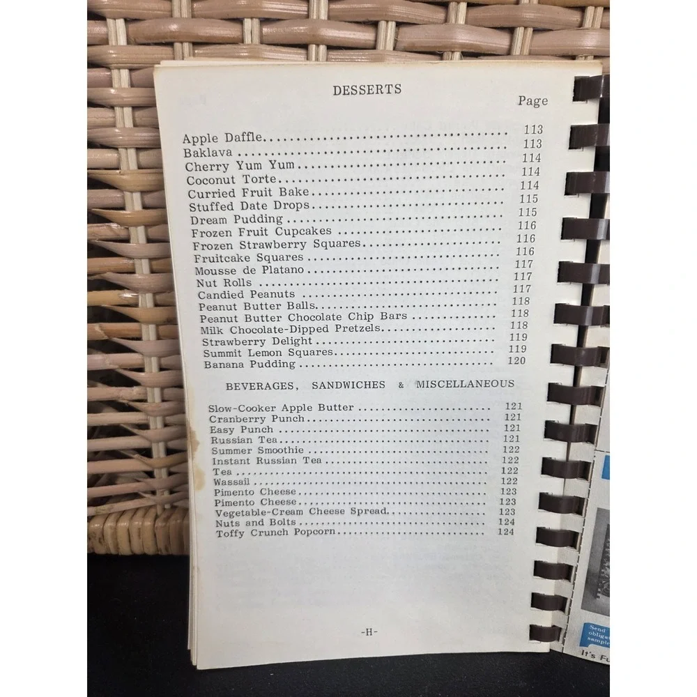 Love's United Methodist Church Cookbook Walkertown NC 1984 Dishes Of Love Recipe